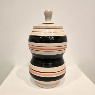 Mark Boguski, &ldquo;Black and Pink Peanut Jar&rdquo; Ceramic. 2026