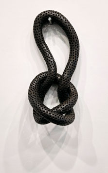 Eun Cho, Untitled I, 2025. Stoneware, glaze.