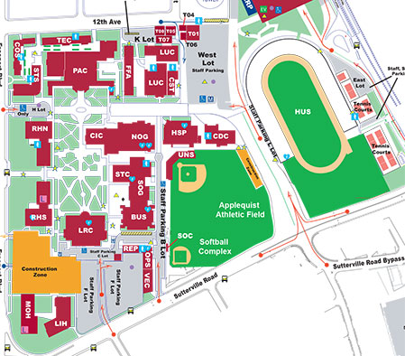 SCC Map and parking PDF download