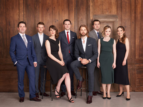 VOCES8 group photo from 2019