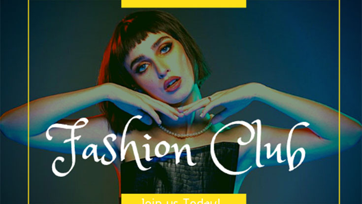 Fashion Club promo graphic