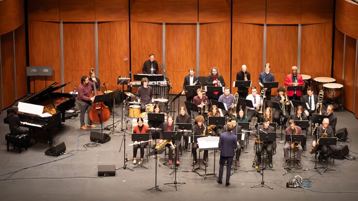 FLC Jazz band at the Harris Center for the Arts