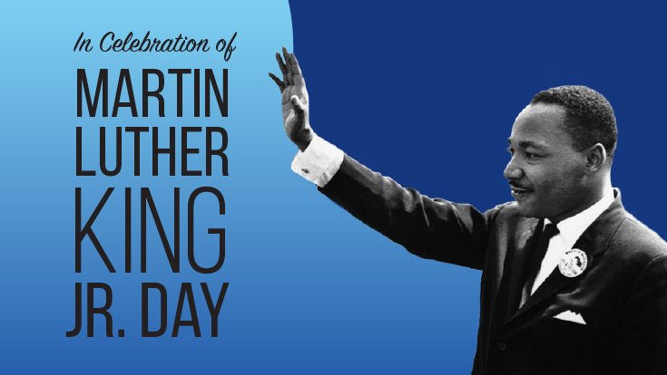 Martin Luther King Jr. Day graphic
