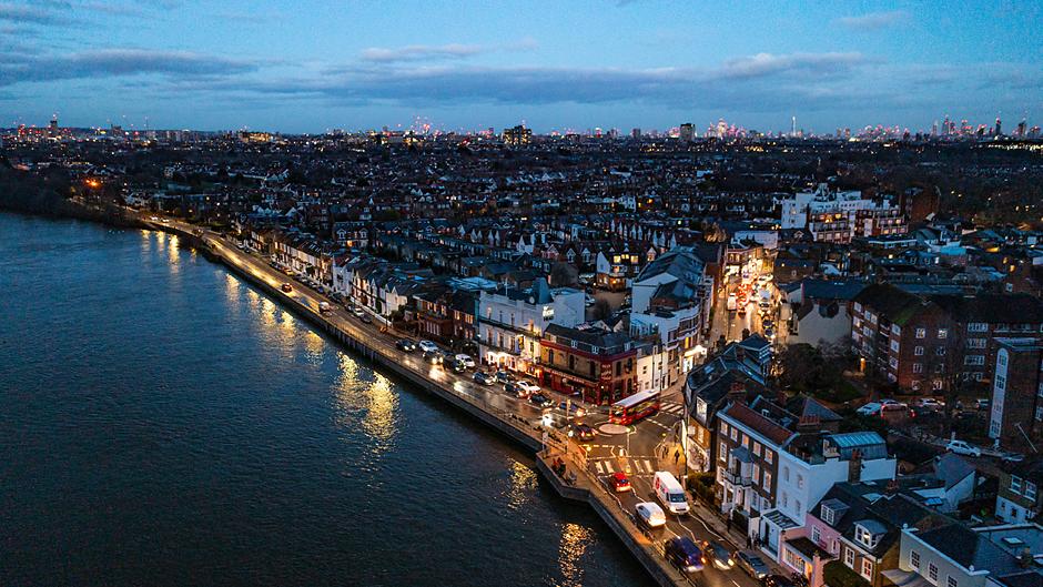 London, England skyline